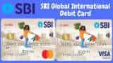 SBI Global International Debit Card daily transaction limit and benefits 