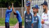  Team India reached South Africa virat kohli and Rahul dravid seen playing football Watch Video