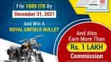 file more than 1000 income tax return and get chance to win royal enfield know details