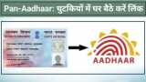 linking PAN card with Aadhaar Want to link PAN card with Aadhaar card Here`s how to do it