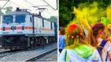 Holi Special Trains 2022 Railways to run these special trains tickets available at IRCTC website from March 2  Check list here
