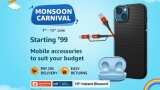 Amazon Monsoon Carnival sALE starts today get upto 60-70% off on Smartphones, tv and more gadget