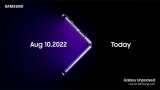 Samsung galaxy Z fold 4, z fold 4 smartphone launch on 10th august at 6:30 here check expected price, specifications