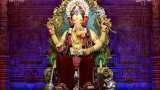 Ganesha Chaturthi 2022 Lalbaughcha Raja's ganesha idol immersion procession being taken out with celebration