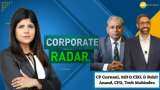 Corporate Radar: ज़ी बिज़नेस के साथ खास बातचीत में Tech Mahindra के MD & CEO CP गुरनानी और CFO, रोहित आनंद