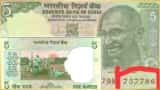 5 rupees Rare tractor note Indian currency 786 old note earn money online Here check unique number