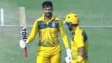 ruturaj Gaikwad smashes seven sixes in one over break world record he play for dhoni team in ipl 