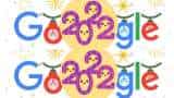  Google Doodle New Year 2023 google made special doodle with light and smiley on the last day of 2022