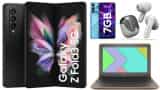 Amazon Republic Day Sale buy Samsung Galaxy Z Fold3 Smartphone with 45% discount and laptop with 87% check earbuds and more devices offers