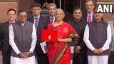 budget 2023 finance minister nirmala sitharaman saree colour style for budget speech looks from 2019 to 2022