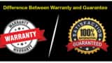 what is the difference between guarantee and warranty know details here