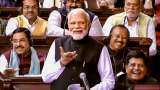 PM Modi Speech in Rajya Sabha slams opposition shouts slogan know what pm modi said about rahul gandhi congress party in parliament