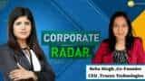 Corporate Radar: ज़ी बिज़नेस के साथ खास बातचीत में Tracxn Technologies के को-फाउंडर & CEO, नेहा सिंह