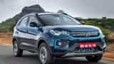 tata nexon electric vehicle caught fire in pune due to headlamps replacement company said
