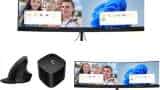 HP 45 inch curved display TV thunderbolt g4 dock vertical mouse webcam earbuds launch in India check feature price and specifications