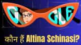 Google Doodle who made cat eye glasses frame who was altina schinasi know for revolutionary eyewear