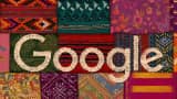google doodle celebrating 77th india independence day with textile tribute illustrated by namrata kumar