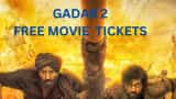 Gadar 2 Free Ticket know know how to book gadar2 film ticket buy 2 get 2 free offers sunny deol ameesa patel movie 