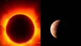 Surya Grahan and Chandra Grahan 2023 in October month in India know grahan and sutak Time Visibility sutak rules what is Ring Of Fire and other details