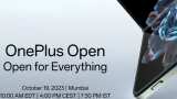 OnePlus Open Launch Date Confirmed in india 19th october see leaks specifications features look design and price