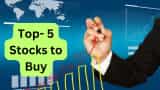 Top 5 Stock to Buy in volatile market up to 37 percent return expected check targets 