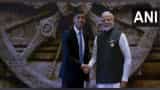 PM Narendra Modi speaks with UK PM Rishi Sunak discussed about israel hamas war and trade investment 