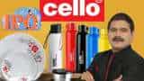 Cello World IPO Listing on BSE NSE Anil Singhvi Stock Tips to Investors check share price 