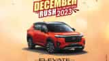honda december discount on all new suv elevate amaze city check new year 2024 benefits 