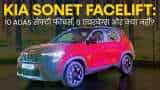 Kia sonet facelift unveiled in india globally with 25 safety features including 10 ADAS features