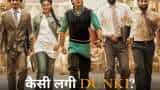 dunki social media first review rajkumar hirani shah rukh khan vicky kaushal movie hit or flop check gross collection day 1
