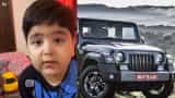 anand mahindra viral video of a noida kid asking mahindra thar for 700 rs check how he reacts