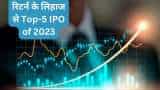 Top 5 IPO of 2023 in terms of return total 240 IPO registered this year