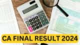 ICAI CA final result 2024 to be declared at icai nic in check passing criteria and exam full details