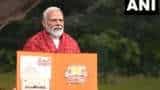 PM narendra Modi released commemorative postage stamps and book of stamps issued on Lord Ram around the world before Ram Mandir Pran Pratishtha