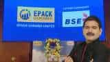 EPACK Durable IPO Listing on BSE NSE Anil singhvi recommendation for long term short term investors check details
