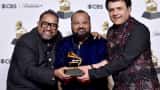 Shankar Mahadevan from Shakti wins the Grammy for Best Global Music Album for This Moment along with three other Indian musicians