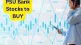 PSU Bank Stocks to BUY Bank Of India expert gave 85 percent upside target