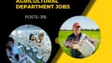 Government Jobs Recruitment for 318 posts in Agriculture Department application will start from March 1 check details