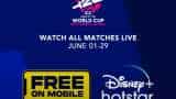 ICC mens T20 World Cup 2024 watch free online on disney plus hotstar mobile app check how