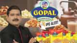 Gopal Snacks IPO open today anil singhvi recommendation on public issue check price band lot size other details