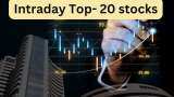 Top 20 Stocks for Today on 14 march 2024 check zee business traders dairy for intraday trading
