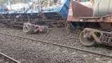 Palghar train accident Goods train derails at Palghar station near Mumbai no report of casualties see details