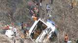 Jammu and Kashmir Bus Accident Bus Carrying 150 Devotees from UP Hathras fell into 150 ft gorge