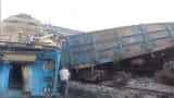 Train Accident Two goods trains collided near Madhopur in Sirhind two loco pilots injured