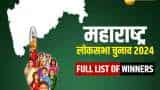 Maharashtra lok sabha chunav results 2024 updates vote counting eci constituency wise general election result 48 seats wining candidates bjp congress