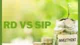 Post Office RD Vs SIP Where you get more profit check calculation on monthly investment of 5000 rupees 