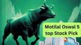 Top 5 stocks to buy today Motilal Oswal targets for L&T, SBI Life, JSPL, Federal Bank, DCB Bank