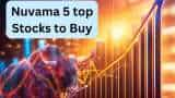 Nuvama 5 top Stocks to Buy check 12 months targets on Apl Apollo, Aarti Ind, PCBL, PNC Infra, Aurobindo Pharma