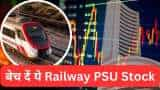 Railway PSU Stock Antique Sell rating on RVNL check latest target share gives 350 pc return in 1 year