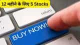 Top 5 stocks to BUY for 12 months by sharekhan up to 30 percent return